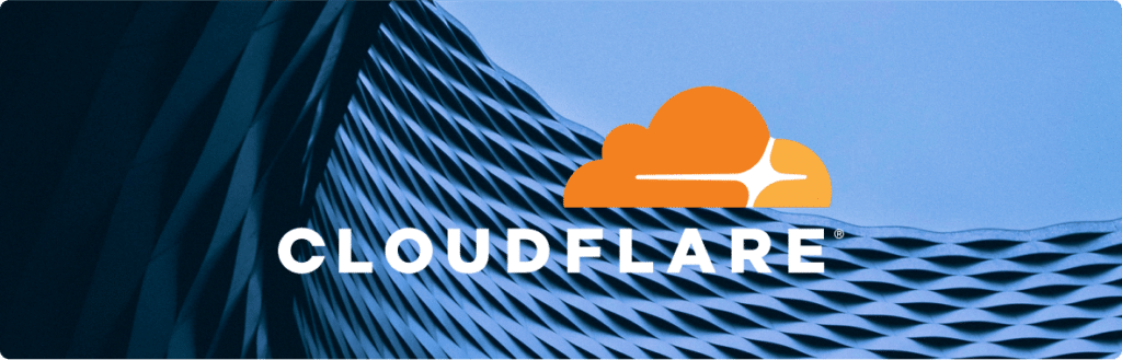 An image of the cloudflare logo 